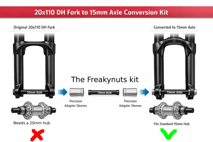 explain how freakynuts adapters works.